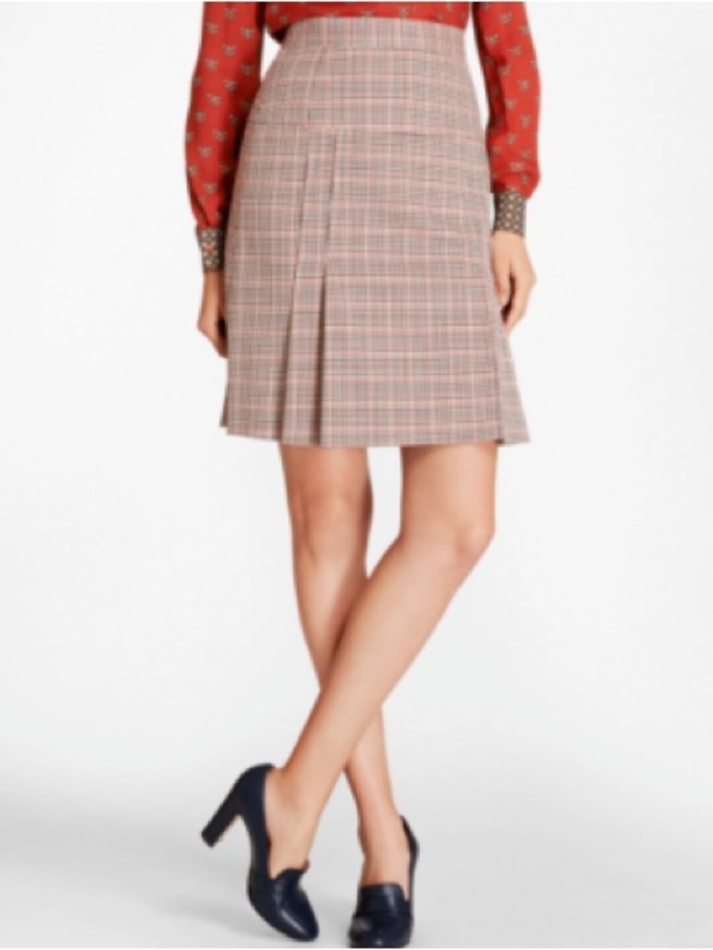 Brooks Brothers Houndstooth Skirt NWT